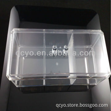Factory directly sale fantastic clear acrylic compartment storage box